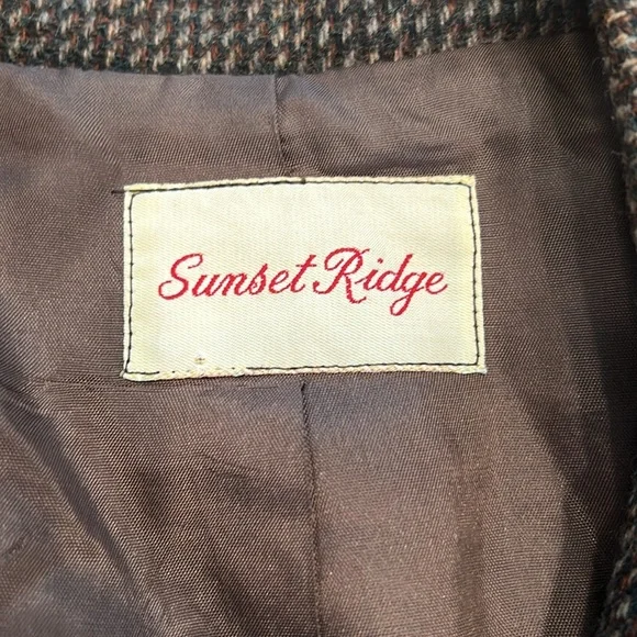 Vintage Sunset Ridge Tweed Blazer - Picture 2 of 7